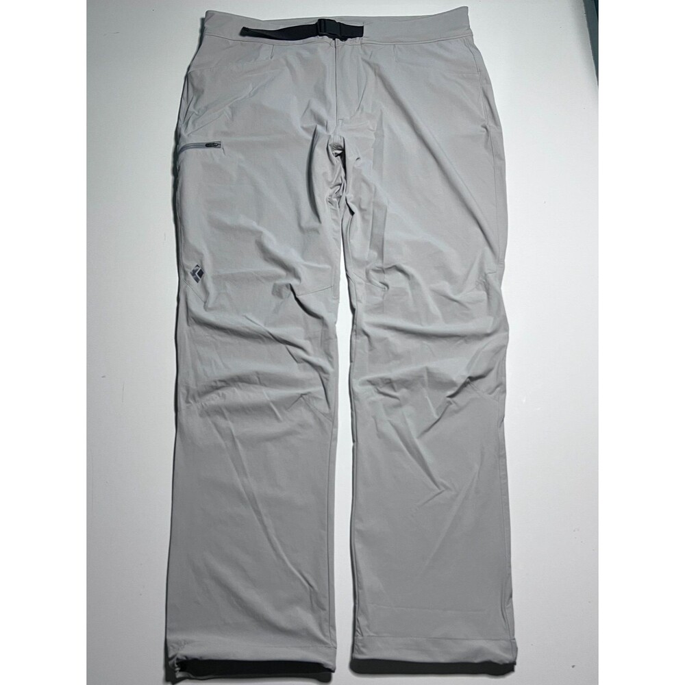 Black Diamond Alpine Light Stretch Pants Mens 36 Hiking Climbing Tactical Grey